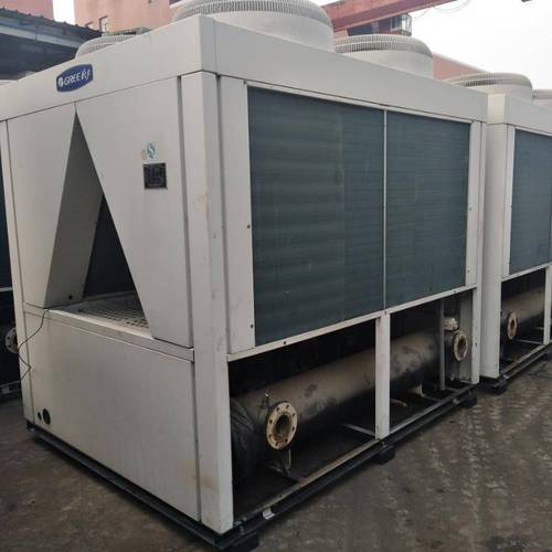 130md格力130模块式风冷热泵冷水机风冷模块机拆除工厂回收制冷设备